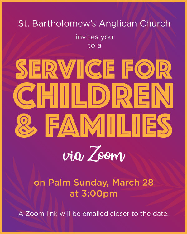 Palm Sunday Family Service