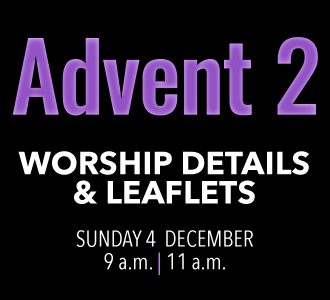 Worship details for Advent 2