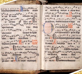 Medieval music manuscripts