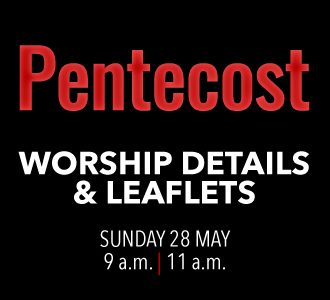 Worship details for Pentecost