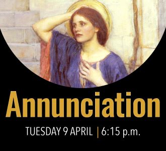 Worship details for the Annunciation