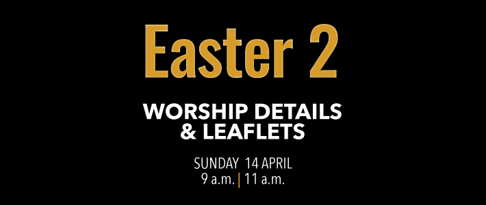 Worship details for Easter 2