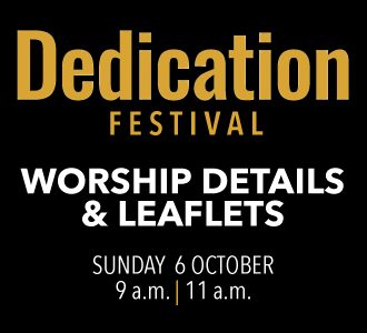 Worship details for the Dedication Festival