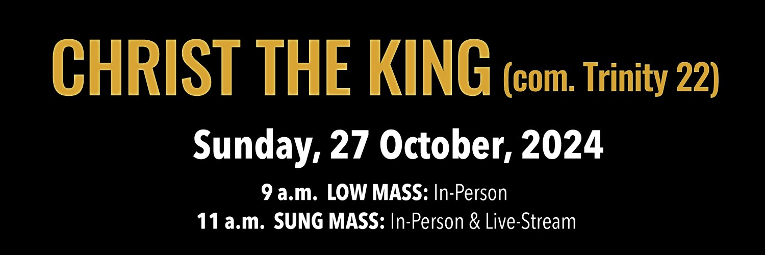 Worship details for Christ the King