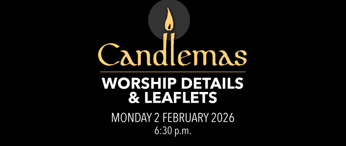 Worship details for Candlemas 2026
