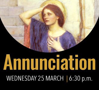 Worship details for the Annunciation of the BVM