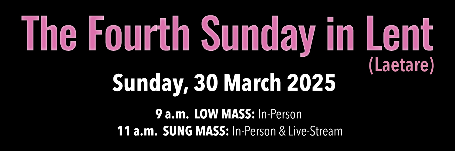 Worship details for Lent 4