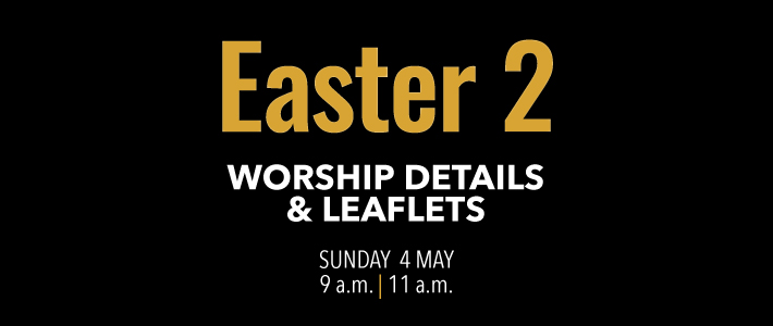 Worship details for Easter 2