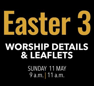 Worship details for Easter 3