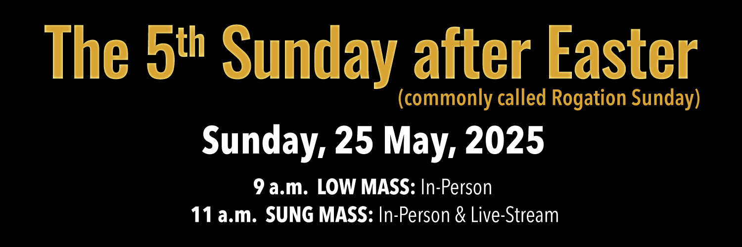 Worship details for Rogation Sunday