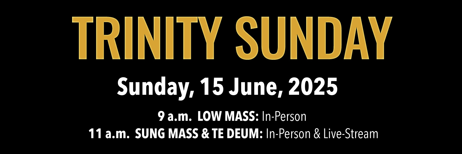 Worship details for Trinity Sunday