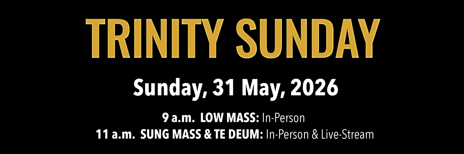 Worship details for Trinity Sunday