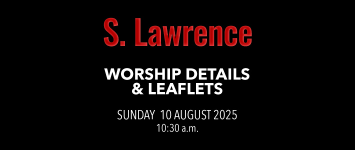Worship details for Saint Lawrence-Trinity 8