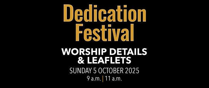 Worship details for Dedication Festival