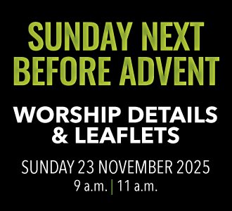 Worship details for the Sunday Next Before Advent