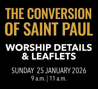 Worship details for the Conversion of Saint Paul