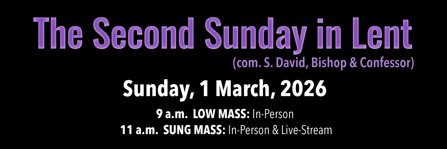 Worship details for Lent 2