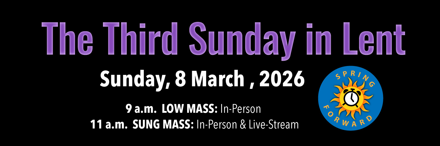 Worship details for Lent 3