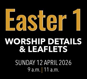 Worship details for Easter 1