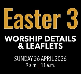 Worship details for Easter 3