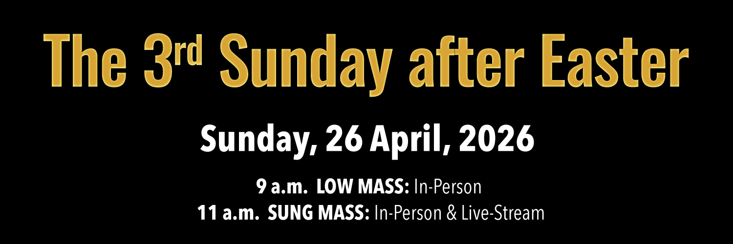 Worship details for Easter 3