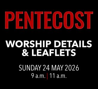 Worship details for Pentecost