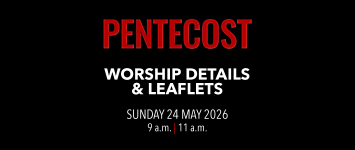 Worship details for Pentecost