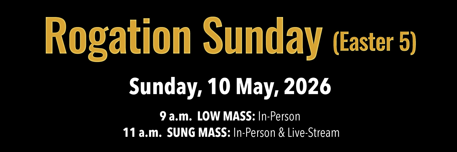 Worship details for Rogation Sunday