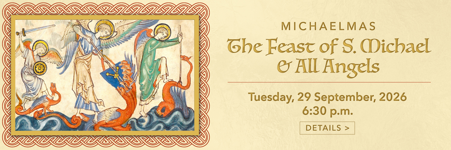 Worship details for Michaelmas 2026