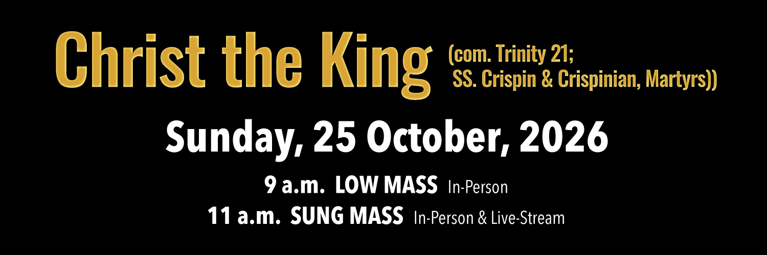 Worship details for Christ the King