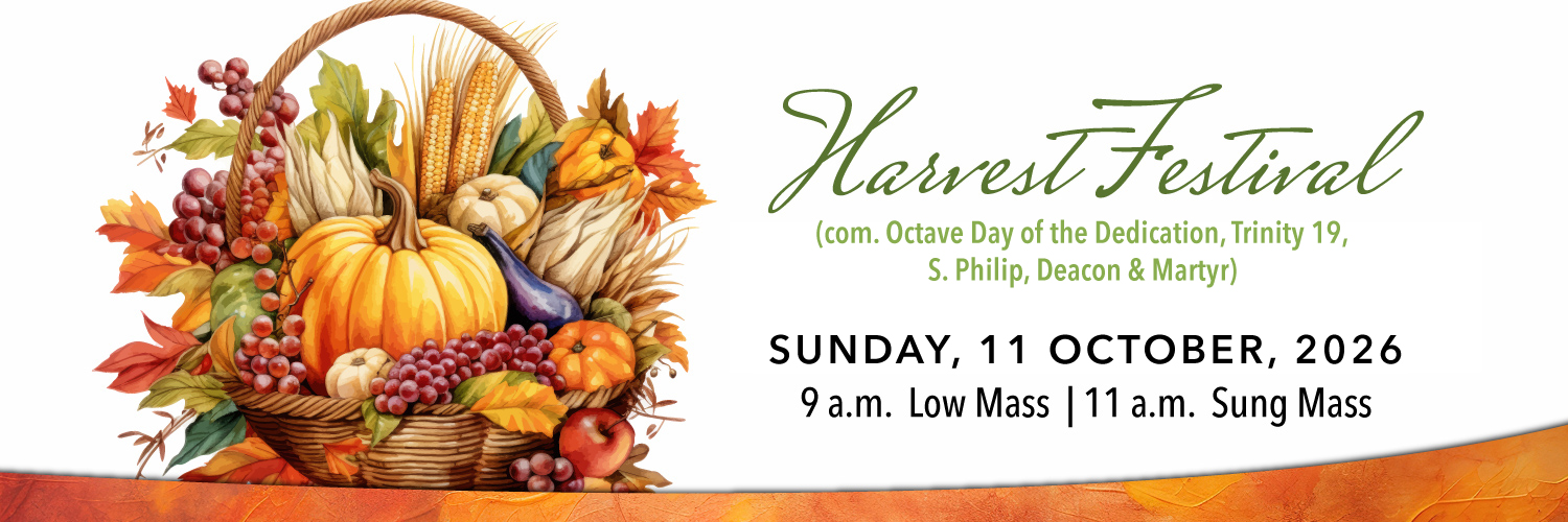 Worship details for Harvest Festival
